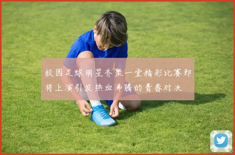 校园足球明星齐聚一堂精彩比赛即将上演引发热血沸腾的青春对决